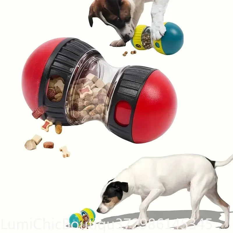 Interactive Dog Snack Dispenser Toy Plastic Pet Slow Feeder Toy Bring Fun & Healthy Eating For All Dogs