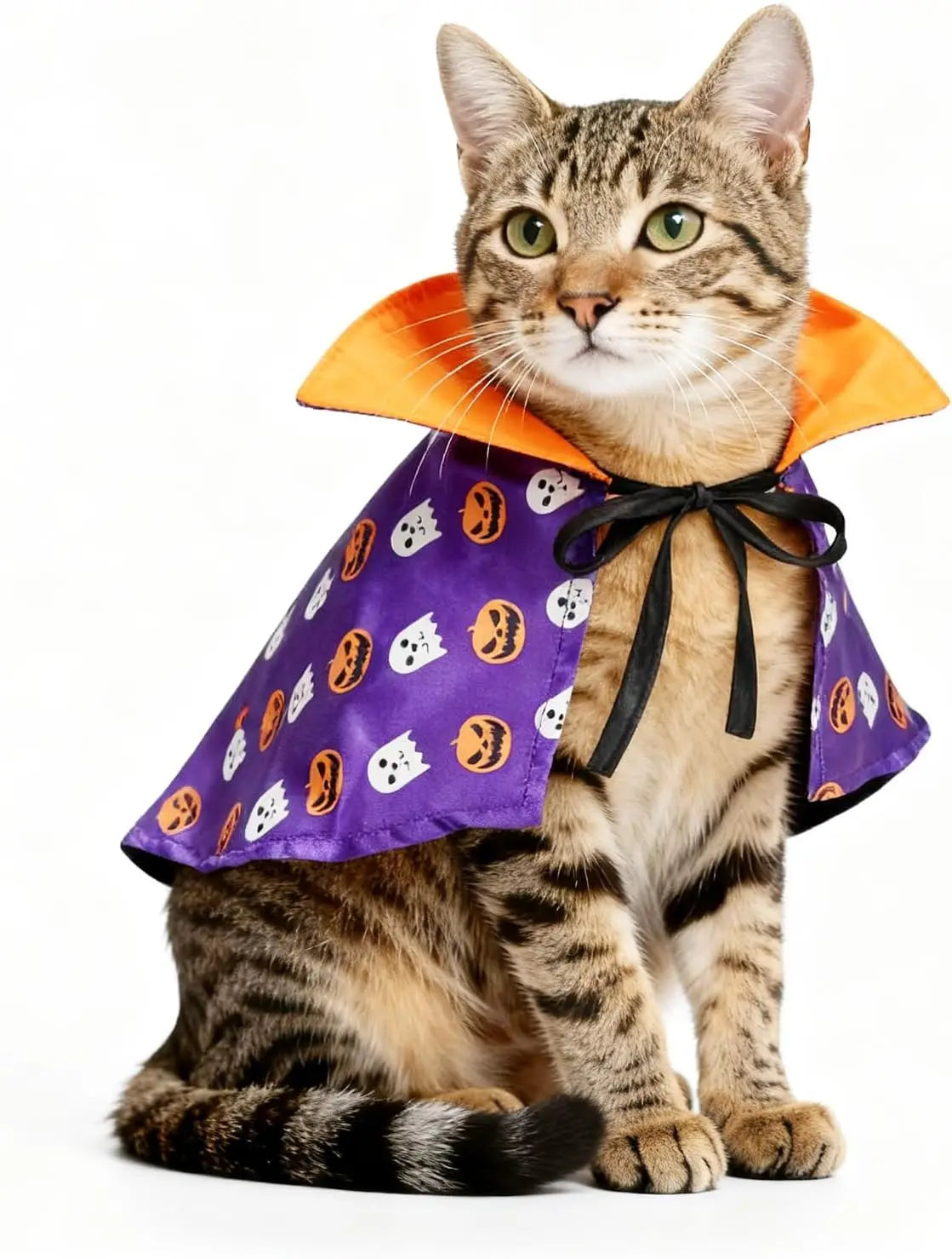 Pet Sailor Costume for Cats Small Dogs, Cat Halloween Costumes, Small Dog Sailor Outfit, Cat Sailors Hat with Tie Collar, Pet Navy Costume for Kitten Puppy Statue Decoration