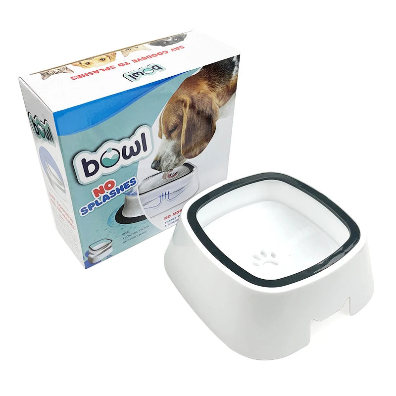 Pet Water Bowl Pet Bowl Splash-proof Floating Bowl Non-wet Mouth Water Dispenser Cat Water Dispenser Dog Drinking Bowl