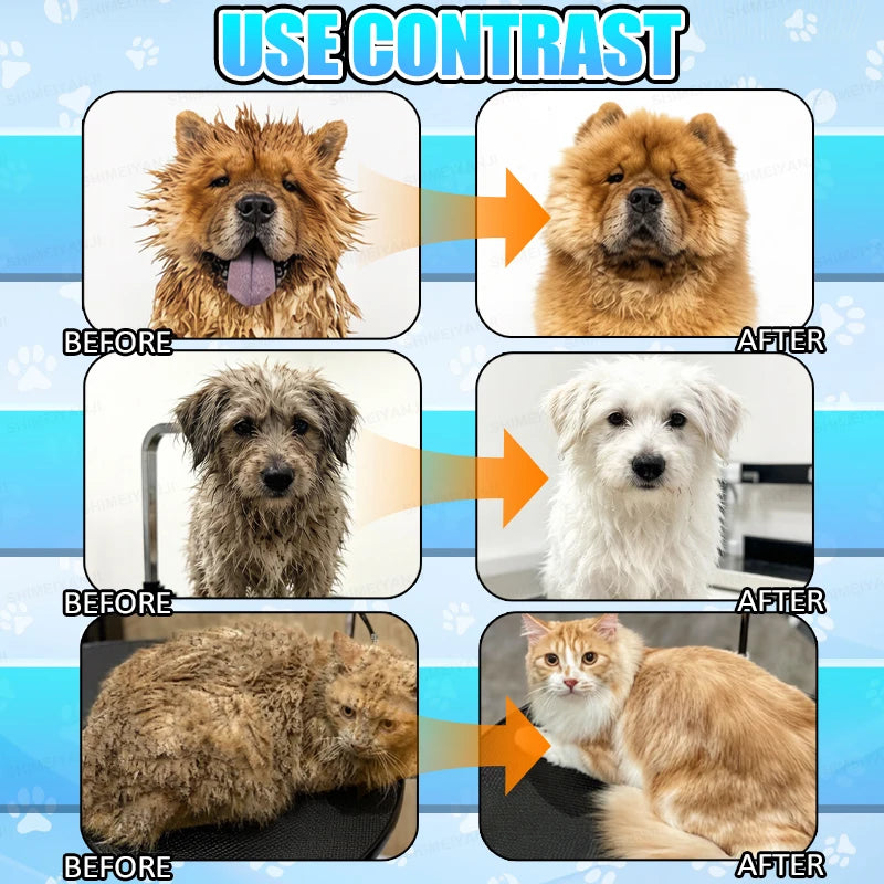 Long-Lasting Deodorizing Pet Shampoo — Deep-Cleansing Bath Wash for Cats and Dogs, Leaving Fur Smooth and Shiny