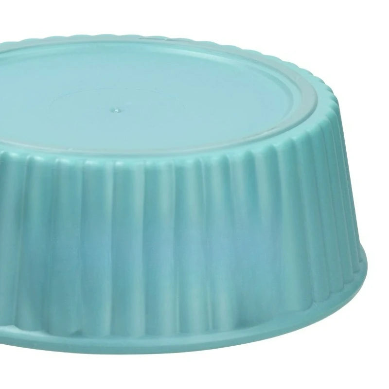 Small 2.2-Cup Pet Bowl, Teal,Measures 5.5 in x 5.5 in x 2 in for a compact footprint in your feeding area.