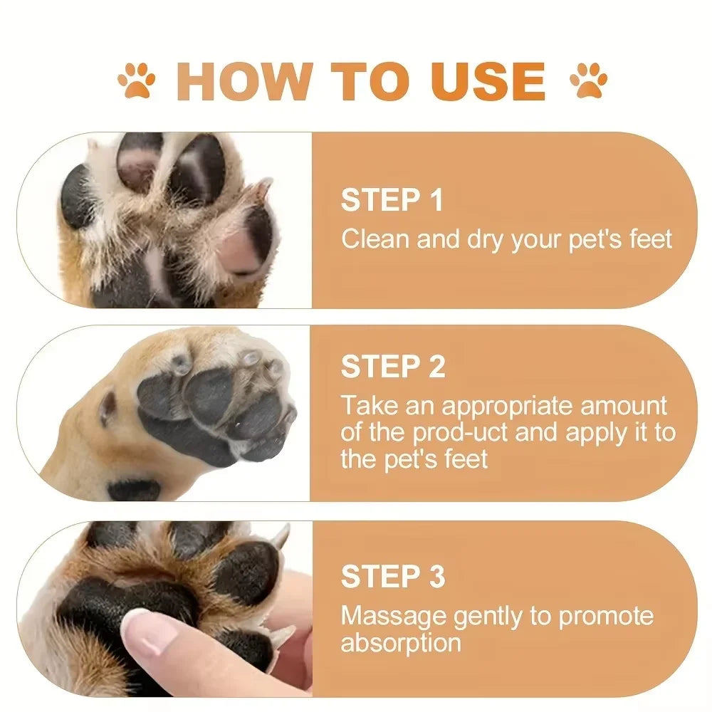 Pet Paw Protector Dog Nose Balm Healing Salve for Cracked Dry Paws Soothing Moisturizer Lick Safe Cat Foot Cream Winter Paw Care Grooming Supplies