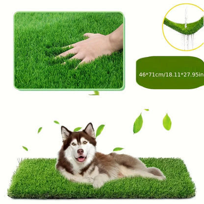 Ultimate Washable Dog Grass Mat - Reusable, Odor-Control Artificial Lawn for Pet Training, Easy-Clean Pee Pad Non-Slip Backing