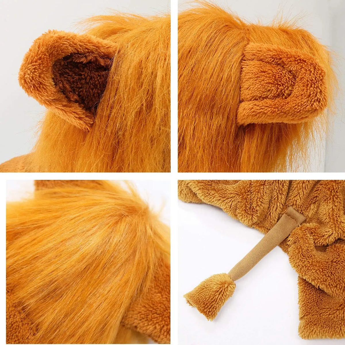 Dog Lion Costume Pet Clothes for Halloween Party Simulation Lion Pets Outfits Cosplay Dress up Clothes Pet Lions Hoodie Cat Costume for Party
