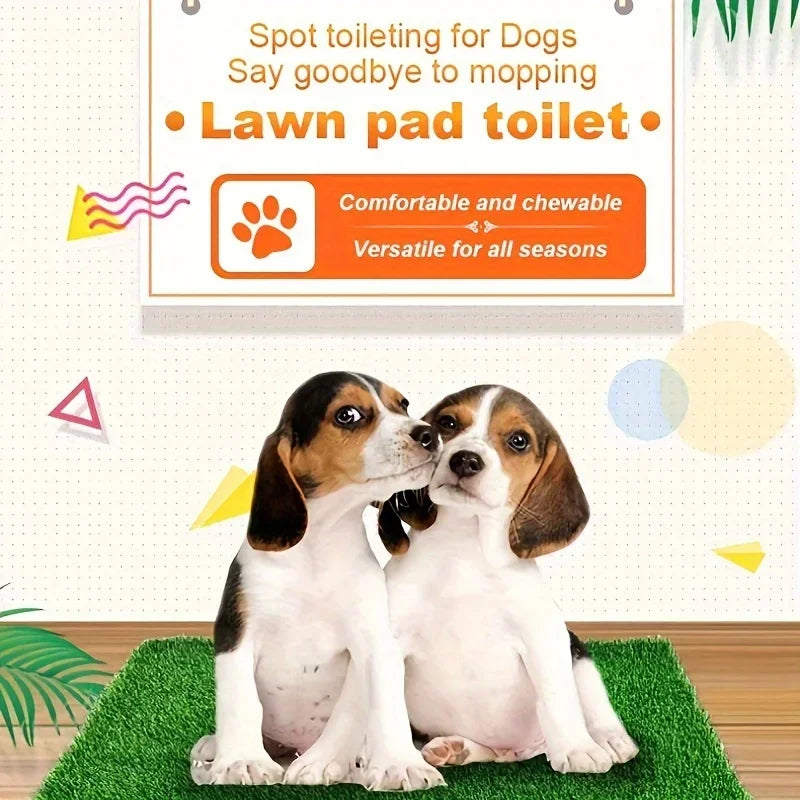 Ultimate Washable Dog Grass Mat - Reusable, Odor-Control Artificial Lawn for Pet Training, Easy-Clean Pee Pad Non-Slip Backing