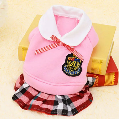 Couple Pet Dog Clothes Pet Uniform Clothing for Small Medium Dogs Costume Chihuahua Puppy Pet Shirt Clothes for Dogs Ropa Perro