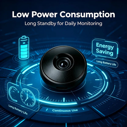 1080P HD Mini Security Camera Wireless WiFi Indoor Camera Magnetic Mount Night Vision Motion Detection Loop Recording Remote View for Home Baby Pet Office Surveillance