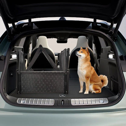 5 Steps Dog Car Ramp for Large Dog Support Up To 150 Lbs Foldable Pet Ladder Support Pet Stair for High Beds Trucks Cars and SUV