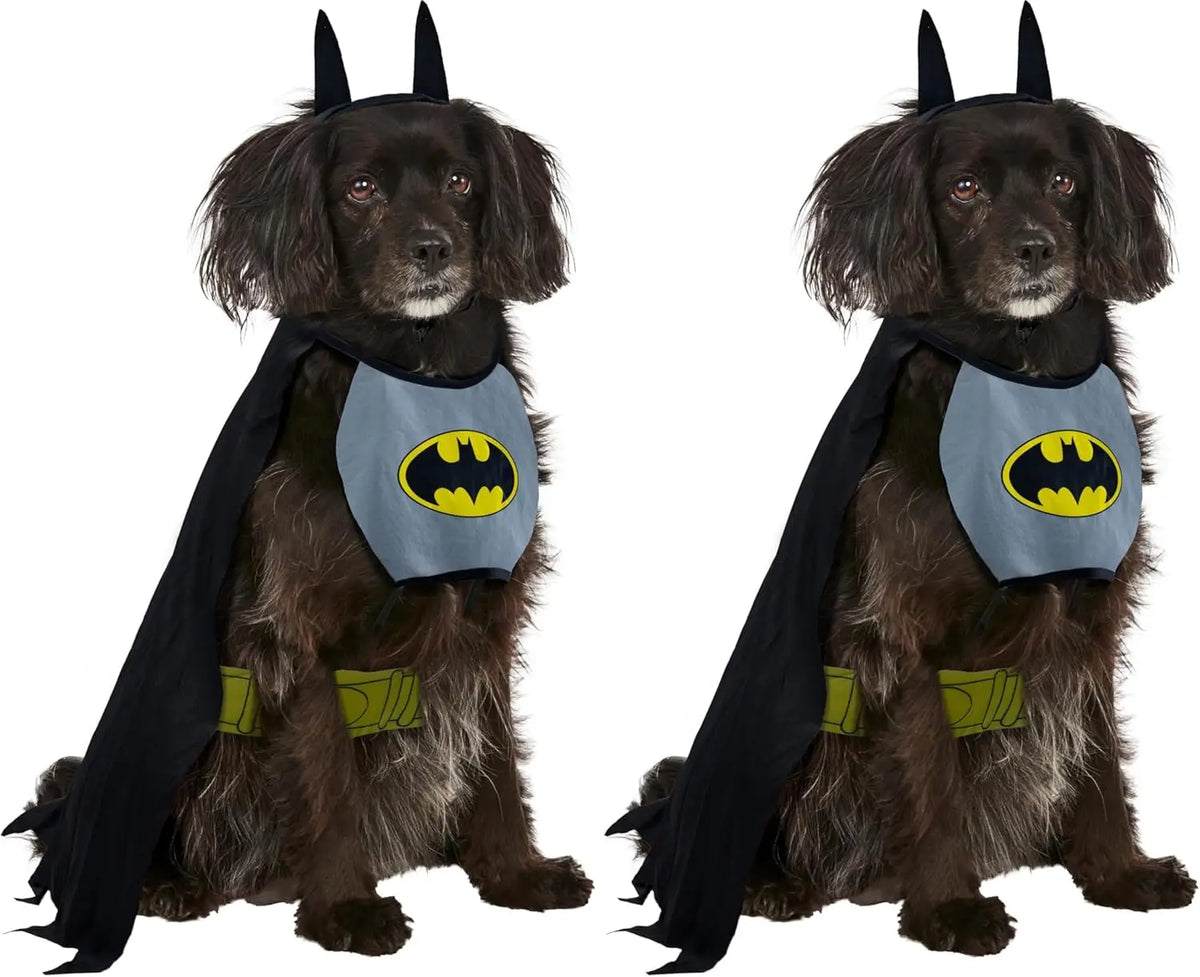 Comics Superheroes: Batman Pet Costume for Dogs or Cats by Rubies, Small