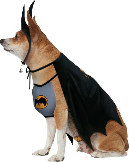 Comics Superheroes: Batman Pet Costume for Dogs or Cats by Rubies, Small