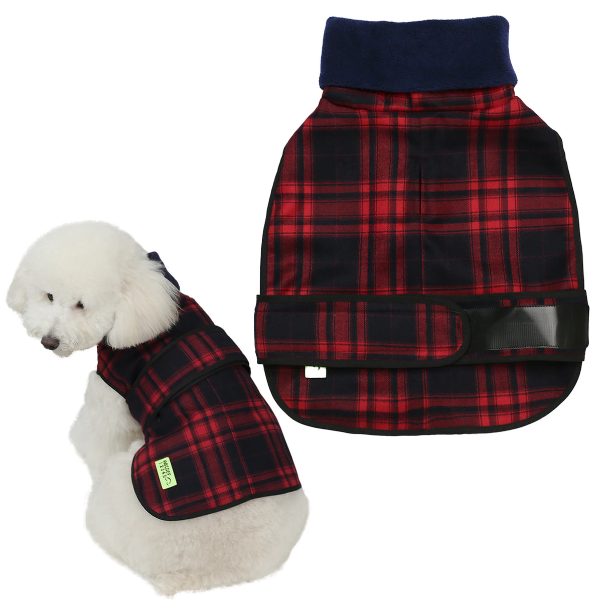 Stylish Water Repellent Warm Cosy  Puppy Dog Apparel Warm Large Fluffy Stretch  Dog Clothes Jumpers Vest Coat