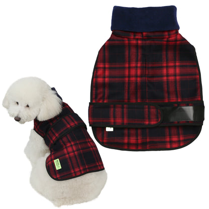 Stylish Water Repellent Warm Cosy  Puppy Dog Apparel Warm Large Fluffy Stretch  Dog Clothes Jumpers Vest Coat
