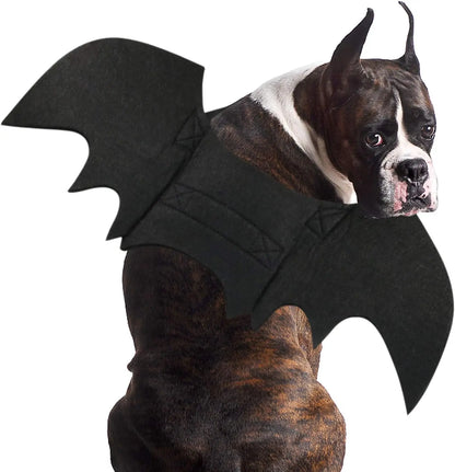 Dog Bat Costume - Halloween Pet Costume Bat Wings Cosplay Dog Costume Cat Costumes for Party M