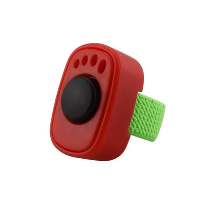 Professional Mini Finger Ring Dog Training Clicker Lightweight Interactive Sound Pet Trainer No Battery Needed