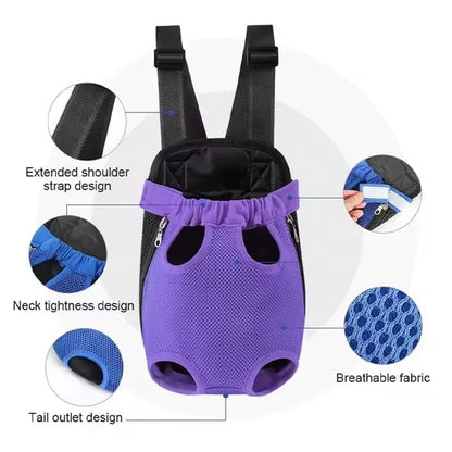 Breathable Mesh Pet Carrier Backpack Hands-Free Front Dog Cat Carrier for Outdoor Travel Hiking Small Puppy Kitten Hot Selling I