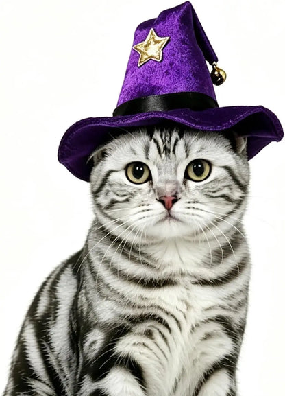 Pet Sailor Costume for Cats Small Dogs, Cat Halloween Costumes, Small Dog Sailor Outfit, Cat Sailors Hat with Tie Collar, Pet Navy Costume for Kitten Puppy Statue Decoration