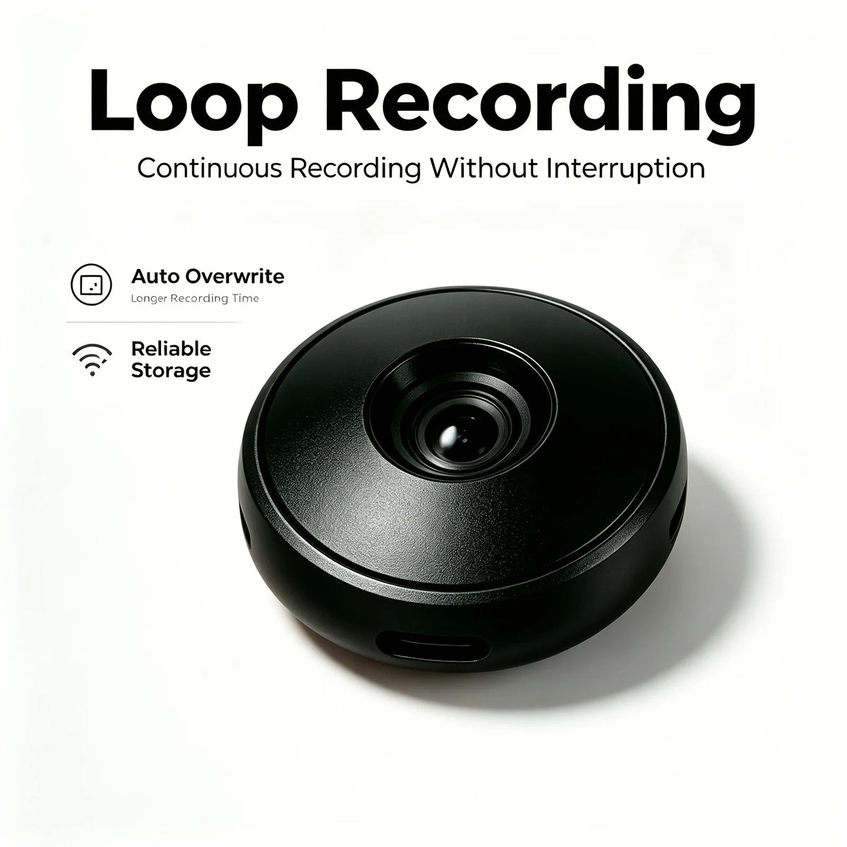 1080P HD Mini Security Camera Wireless WiFi Indoor Camera Magnetic Mount Night Vision Motion Detection Loop Recording Remote View for Home Baby Pet Office Surveillance