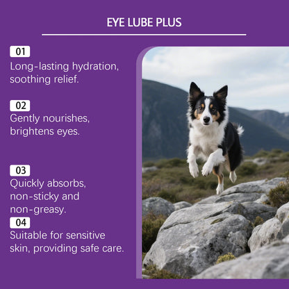 Dog Cat Eye Ointment Gel Dry Eyes Relief Moisturizer Soothing Gentle Care Balm Tear Stain Remover for Puppy Kitten Sensitive Area Daily Hygiene Treatment No Irritant Lightweight Non Sticky Portable 15g Safe Natural Effective