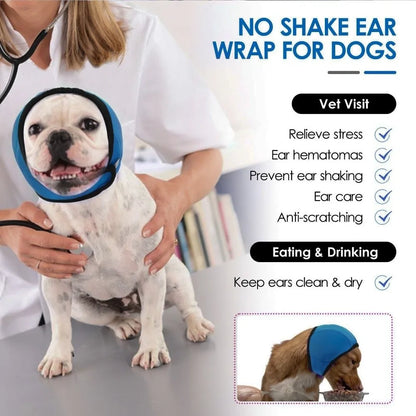 Noise Reduction Dog Ear Covers Hearing Protection Waterproof Dog Calming Earmuff Shock Proof Adjustable Pet Ear Muffs