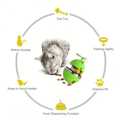 Sensing Interactive Cat Toy Automatic Moving Ball Rotating Ball Light Up Electric Cat Mouse Toy For Indoor Cats