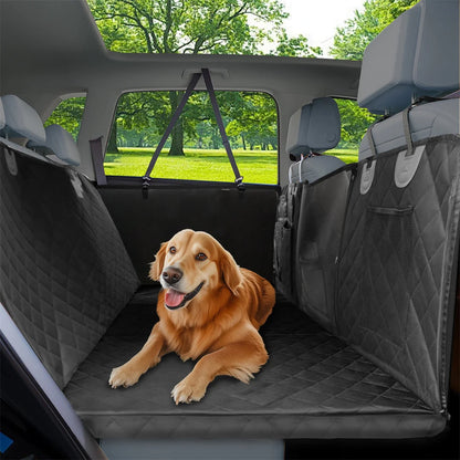 Waterproof Dog Car Seat Cover Seat Extender for Back Seat for Pet Travel Hammock in Cars Scratch-Proof