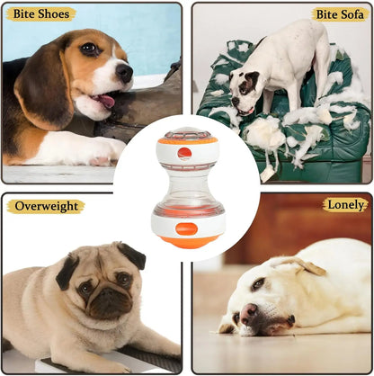 Interactive Dog Treat Dispenser Toy Dog Puzzle Rolling Leak Food Ball Toy Durable Chew Tooth Healthy Ball Suitable for All Breed