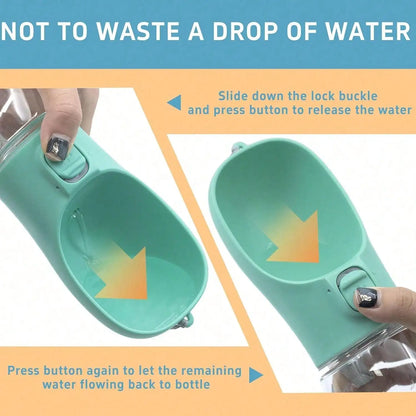 Pet Dog Water Bottle 300ML Puppy Drinking Bowls For Small Medium Dogs Cats Hiking Portable Cat Feeder Golden Retriever Supplies
