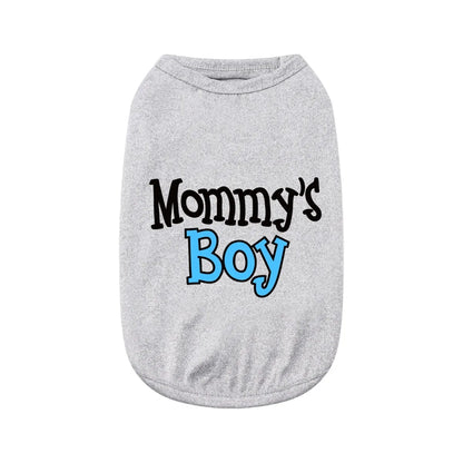 1pc  pet cat and dog T-shirt vest, special printed cute and fashionable, breathable and elastic fabric, suitable for indoor and outdoor sports in spring and summer