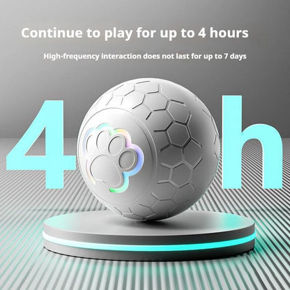 Smart Dog Toy Ball Electronic Interactive Pet Toy Ball USB Automatic Bouncing Rolling Toy Ball With RGB Lights Puppy Cat Product