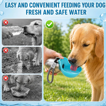 Pet water dispenser,dog travel cup,cat water bottle,puppy water feeder,stainless steel dog cup,foldable pet bowl,leak‑proof pet bottle,outdoor pet hydration,pet hiking gear,10oz pet water cup