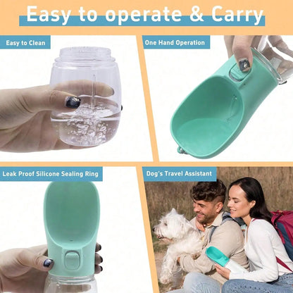 Pet Dog Water Bottle 300ML Puppy Drinking Bowls For Small Medium Dogs Cats Hiking Portable Cat Feeder Golden Retriever Supplies