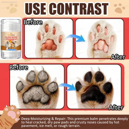 Safe-to-Lick Nose Care Balm for Pets (Suitable for Dogs & Cats) — Moisturizes and repairs dry, cracked, and rough noses; a nourishing care balm.