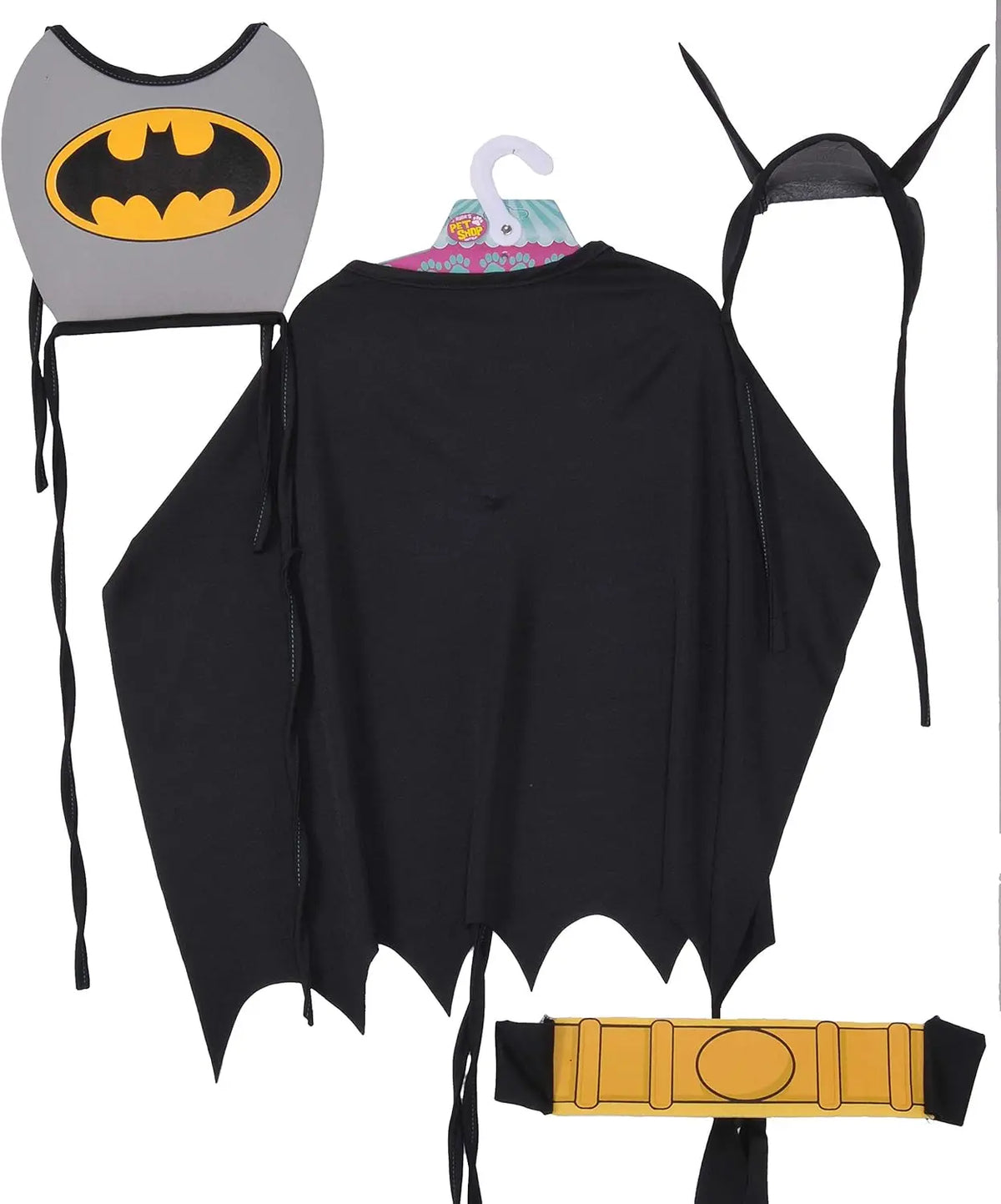 Comics Superheroes: Batman Pet Costume for Dogs or Cats by Rubies, Small