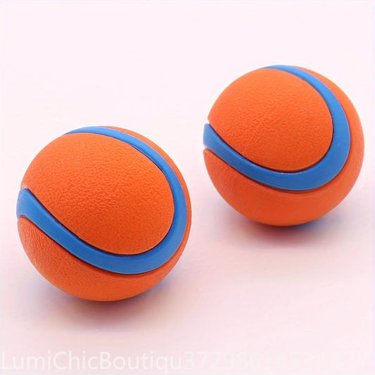 Durable Silicone Dog Chew Ball Interactive Pet Toy For Medium Breeds Teeth Cleaning Play‑Time Fun Dog Entertainment Supply
