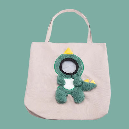 35cm Soft-Sided Portable Pet Handbag Lightweight Breathable Canvas Carrier Neck Hole Safety Buckle for Cats Dogs Pet Accessories