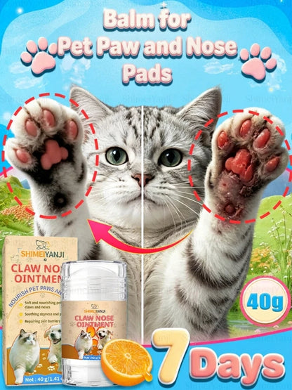 Safe-to-Lick Nose Care Balm for Pets (Suitable for Dogs & Cats) — Moisturizes and repairs dry, cracked, and rough noses; a nourishing care balm.